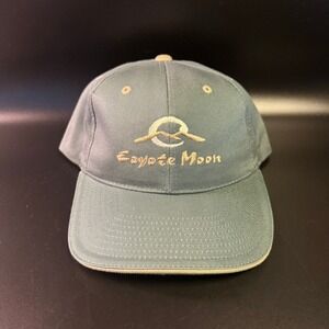 Coyote Moon‎ Town Talk Green Cotton Embroidered Golf Baseball Hat Mens Womens